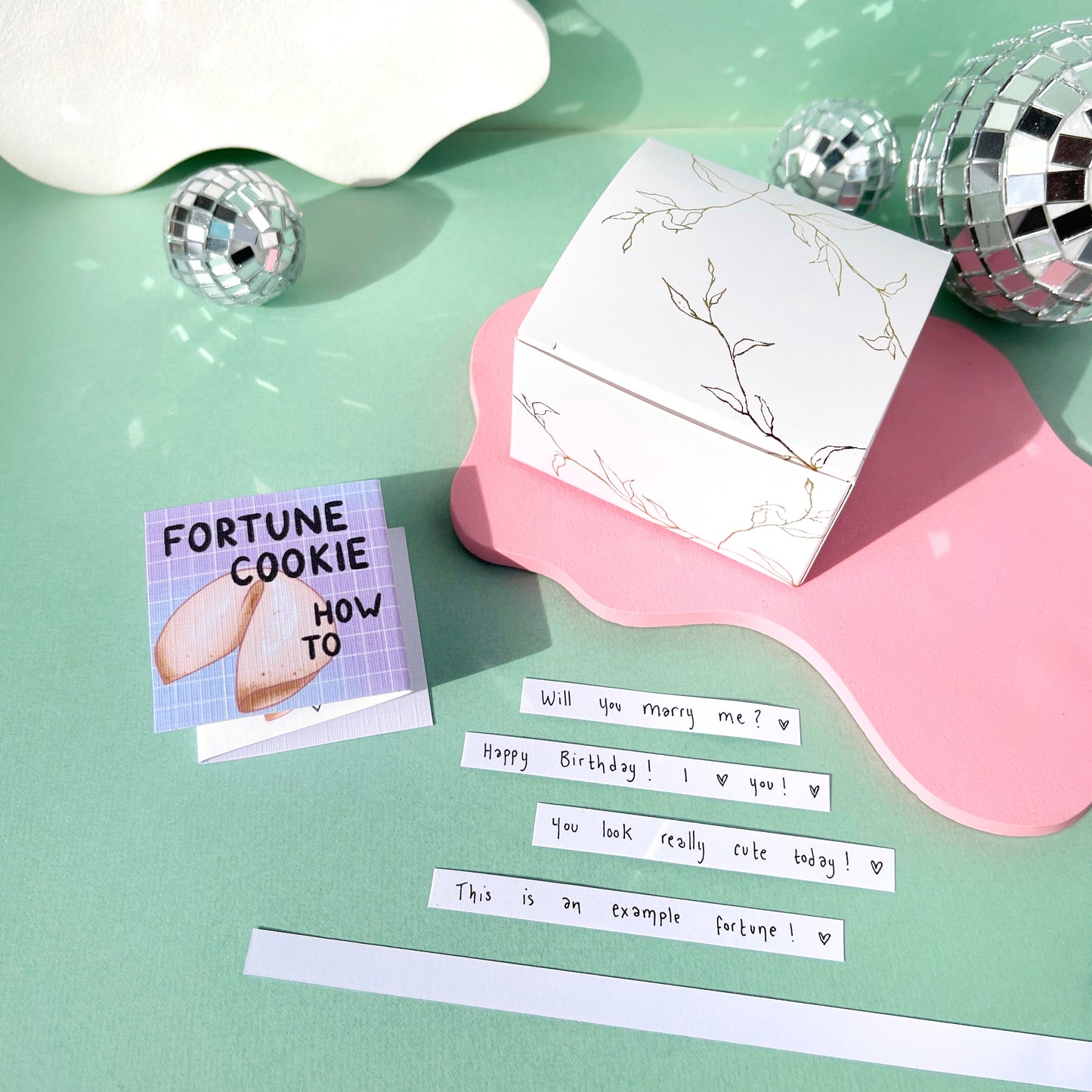 Wrap It Up Fortune Cookie Sculpture