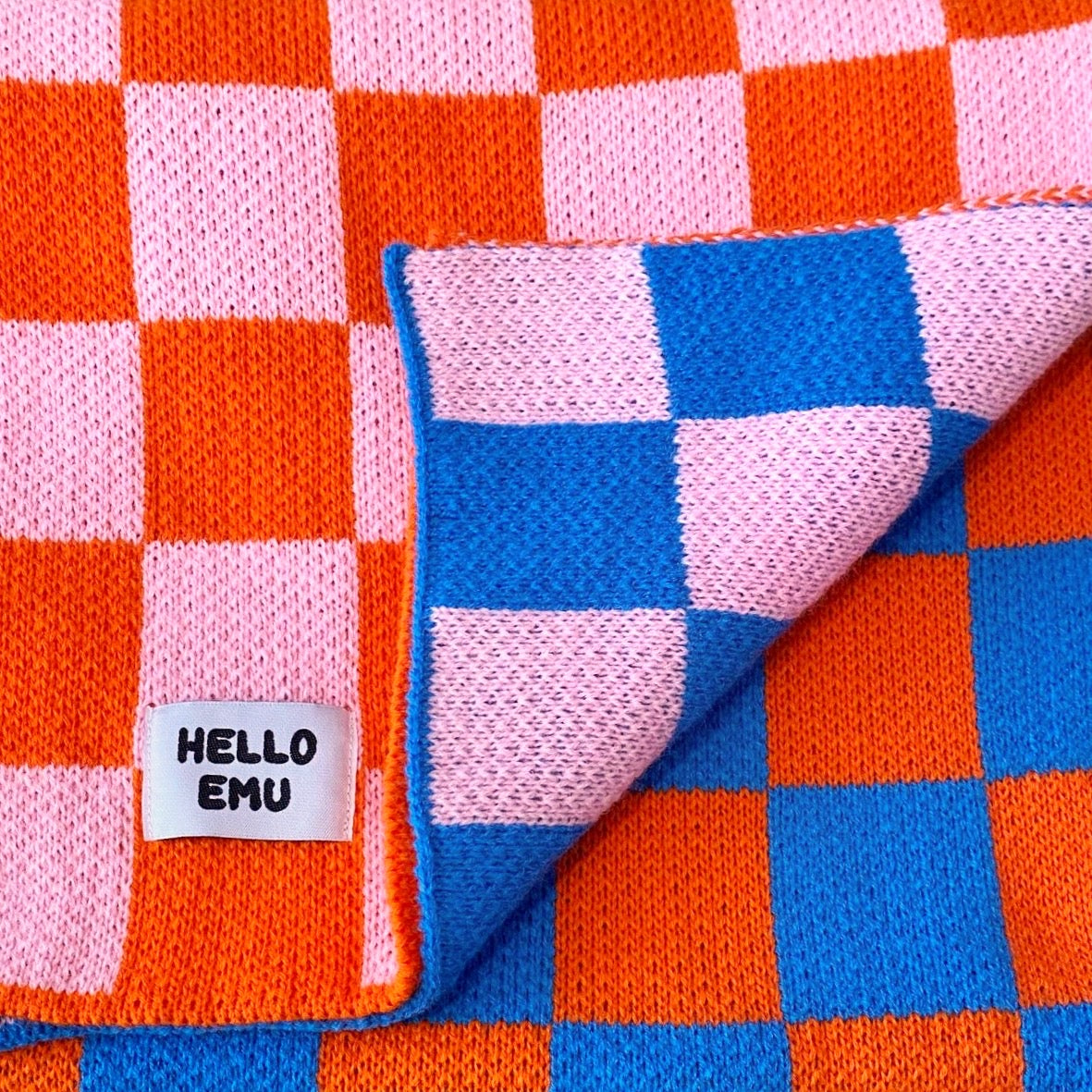 Three Tone Check Scarf