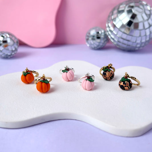 Pretty Puny Pumpkin Earrings