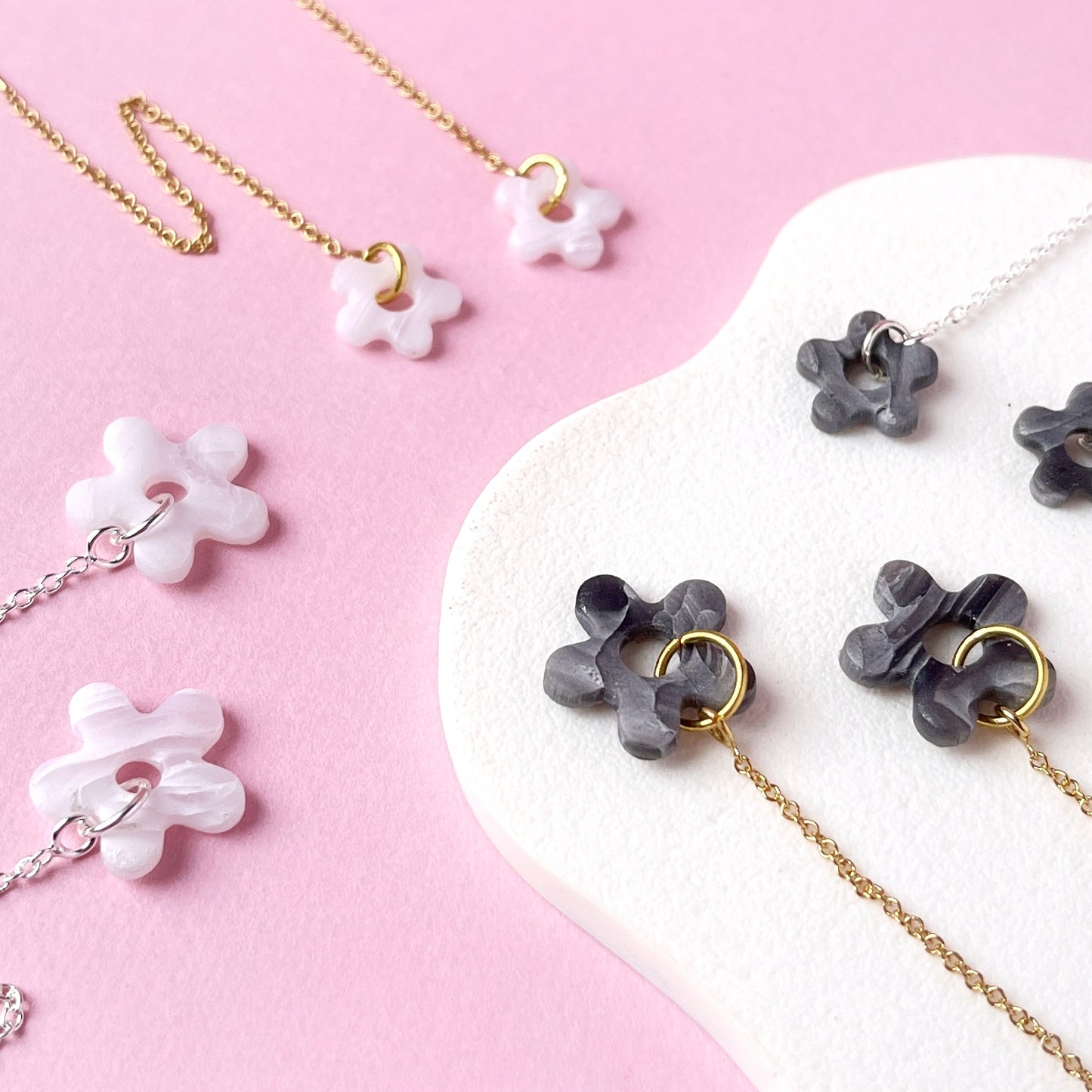 Flower Power Threader Earrings
