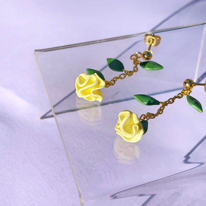 Kiss From a Rose Drop Earrings