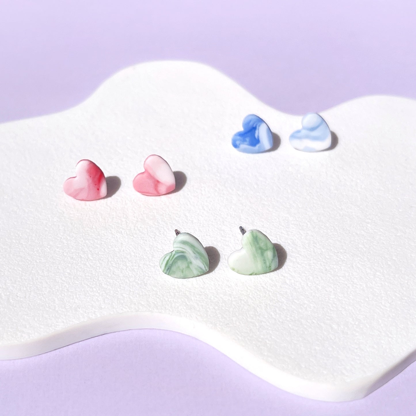 Heart Studs