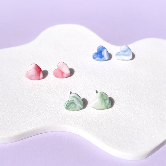 Heart Studs