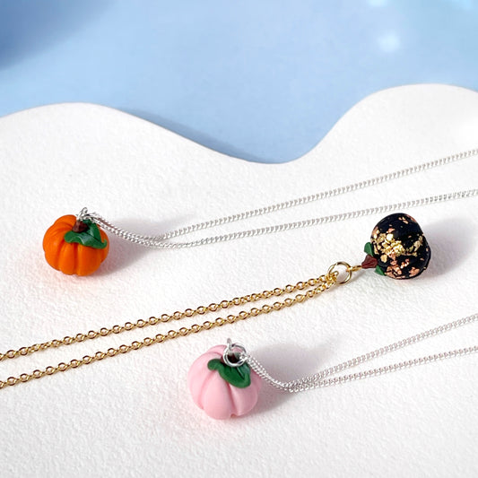 Pretty Puny Pumpkin Necklace
