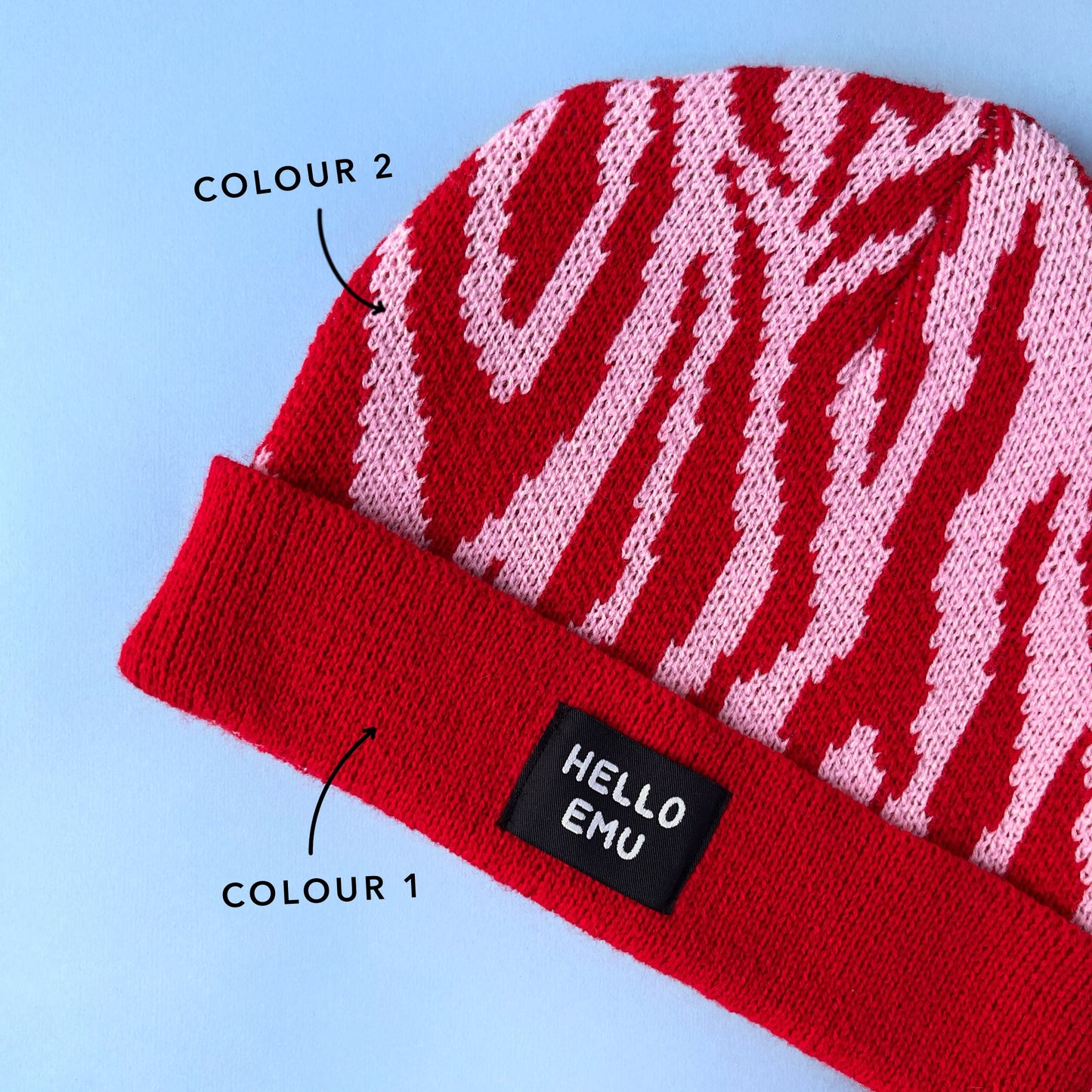 Zebra Print Beanie
