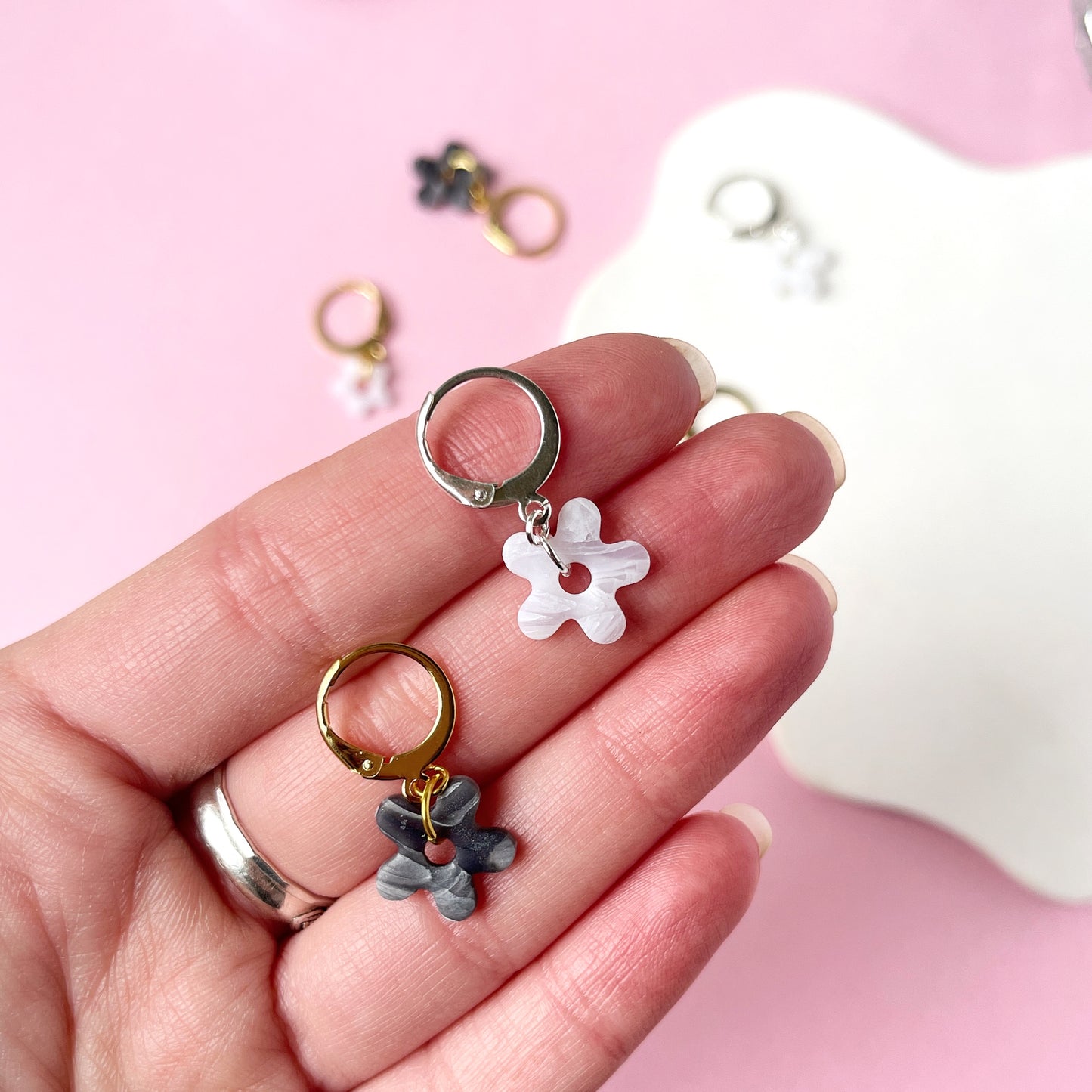 Flower Power Hoops
