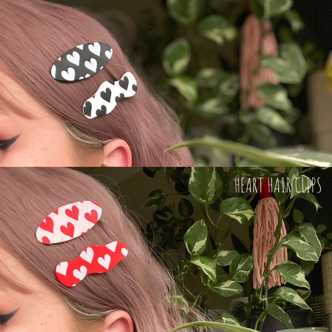 Heart Baker Hair Clips