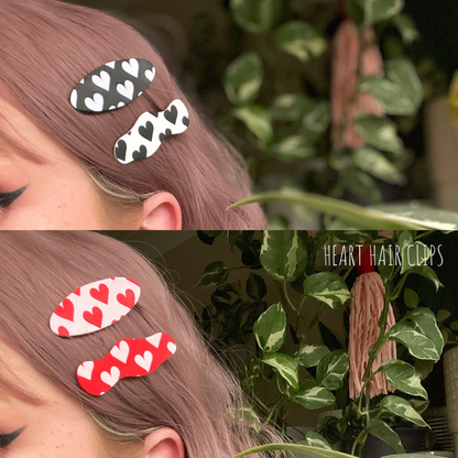 Heart Baker Hair Clips
