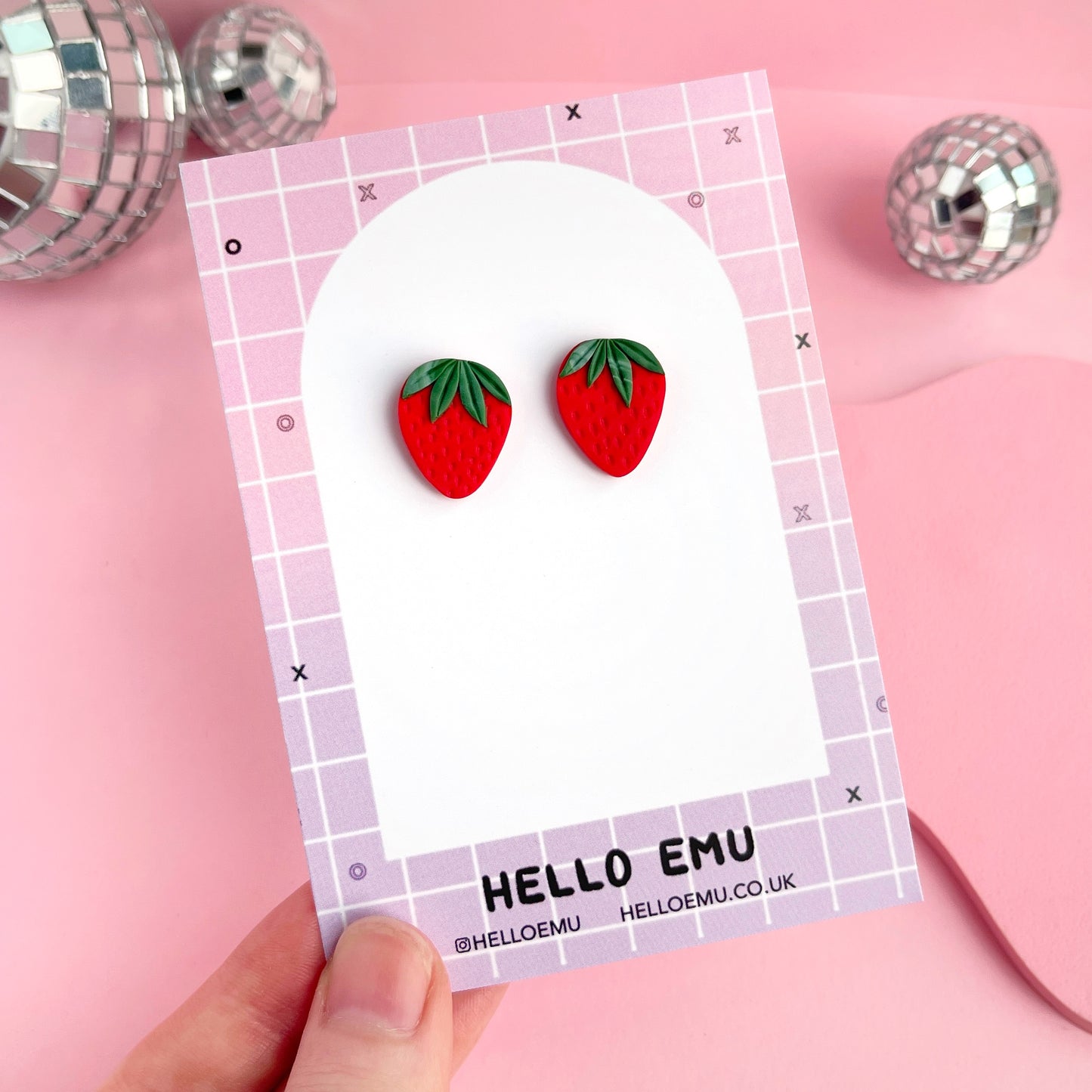 Sweet Strawberry Studs