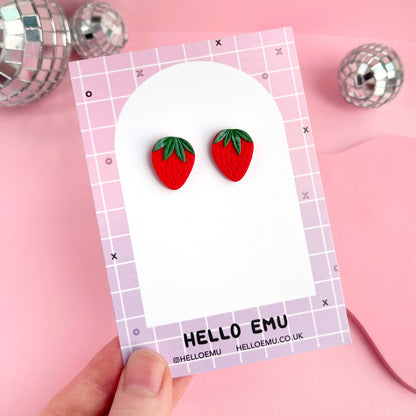 Sweet Strawberry Studs