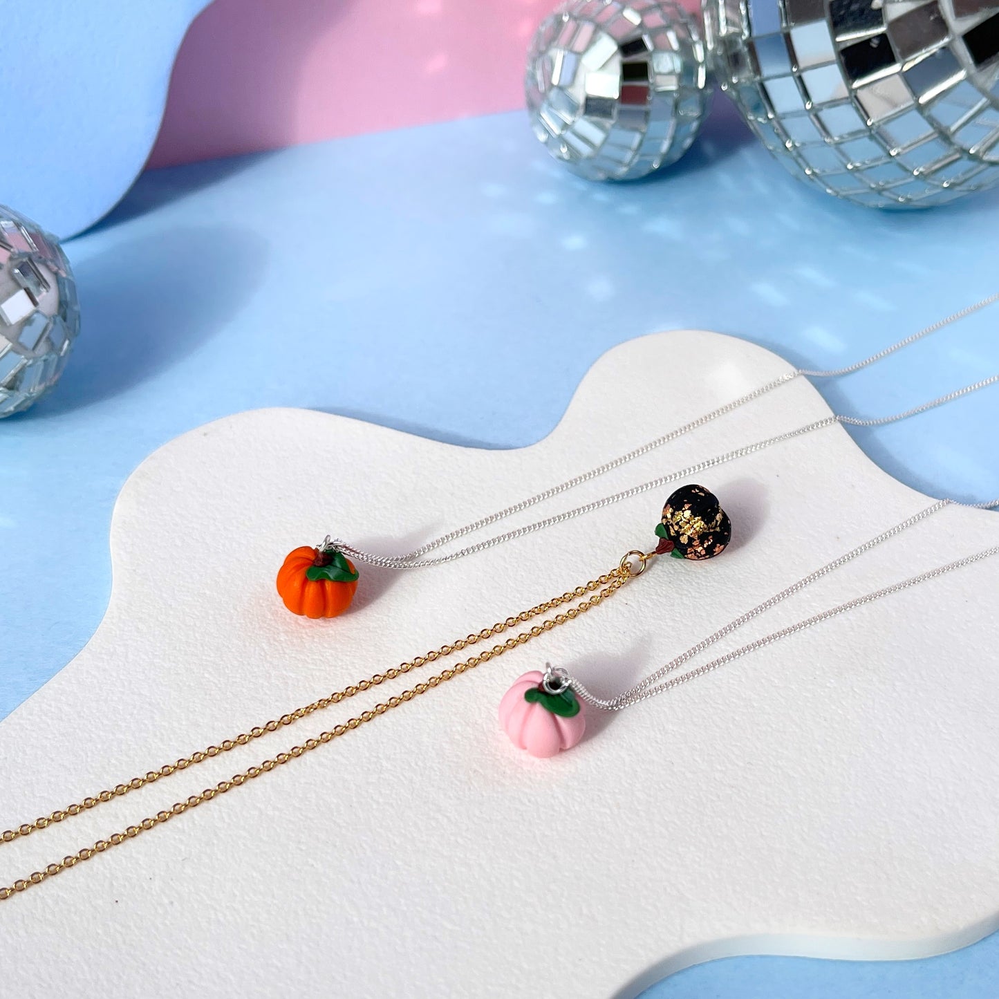 Pretty Puny Pumpkin Necklace