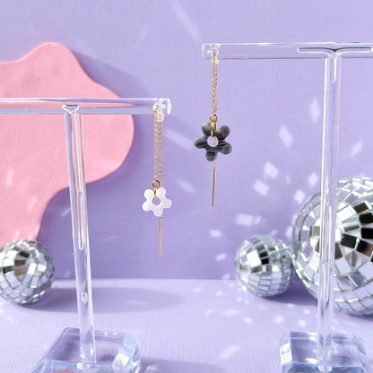 Flower Power Threader Earrings