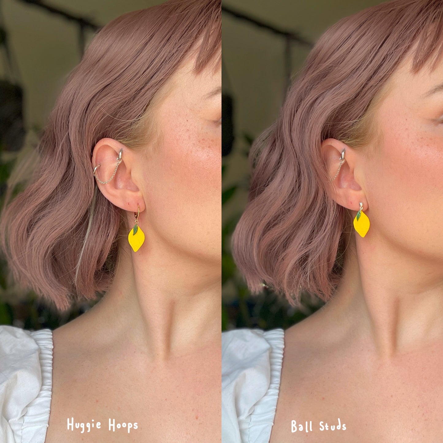Sherbet Lemon Earrings