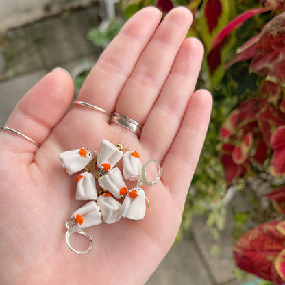 Mini Ghostie Threader Earrings