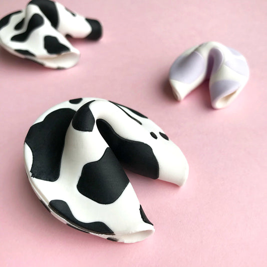 Deja Moo Fortune Cookie Sculpture