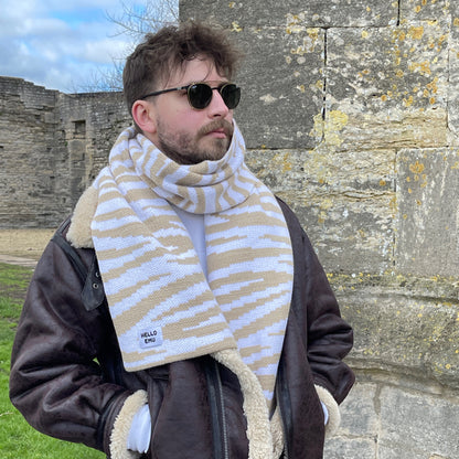 Zebra Print Scarf