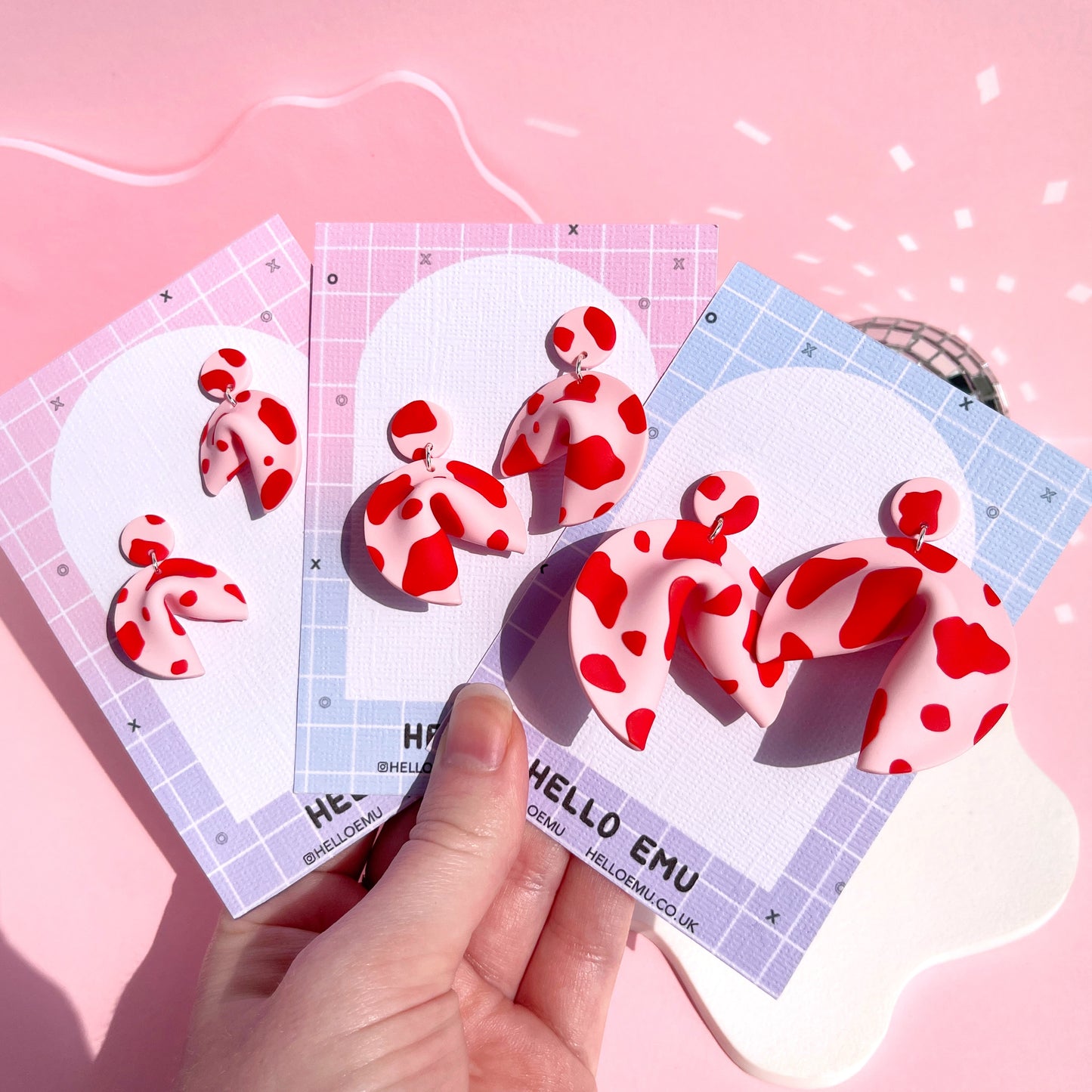 Deja Moo Fortune Cookie Earrings