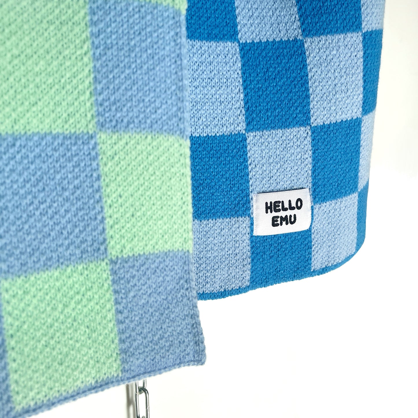 Three Tone Check Scarf