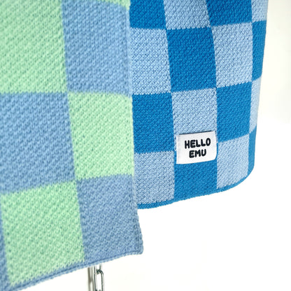 Three Tone Check Scarf