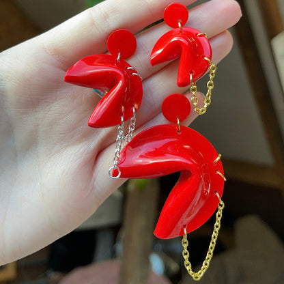 Bad Boy Fortune Cookie Earrings
