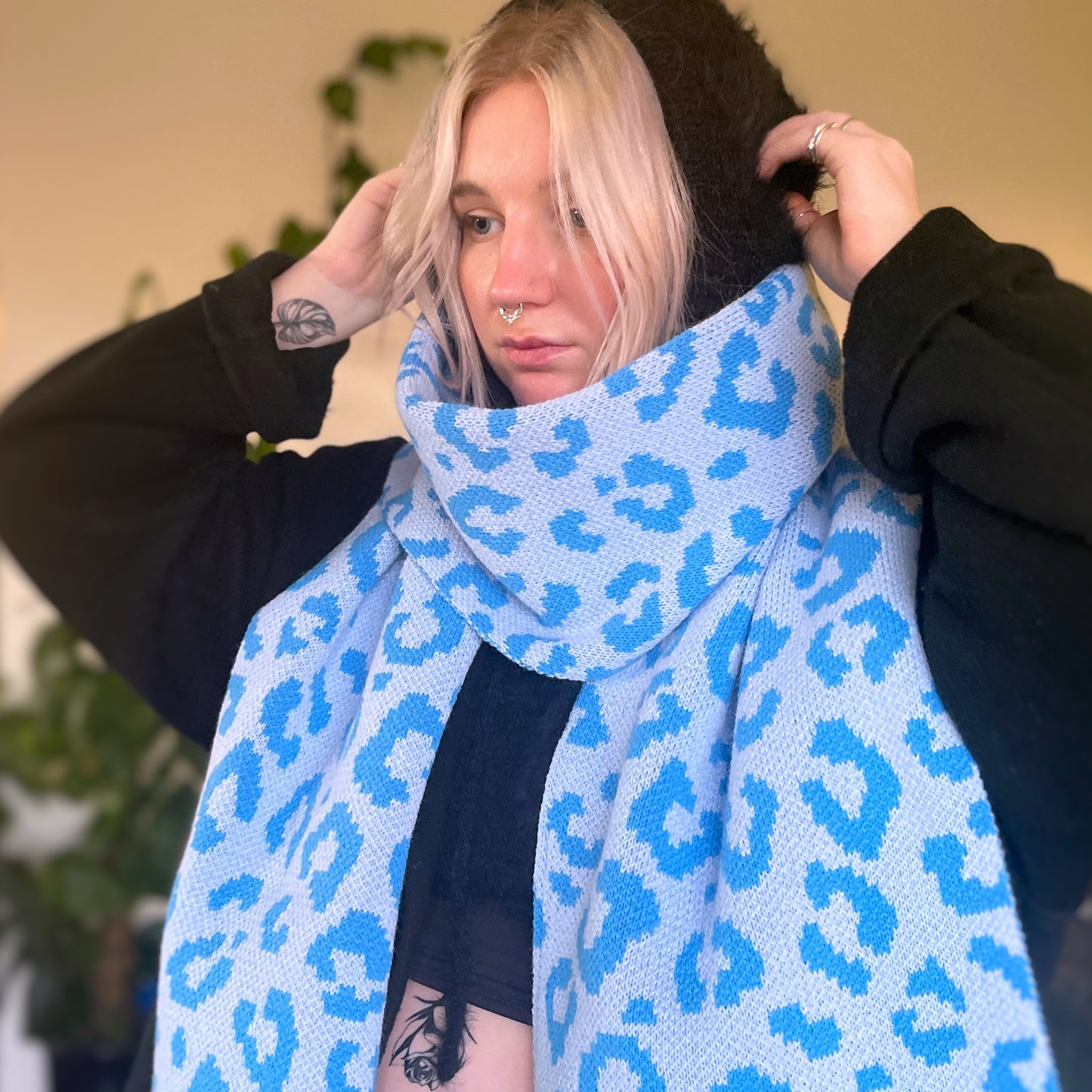Leopard Print Scarf