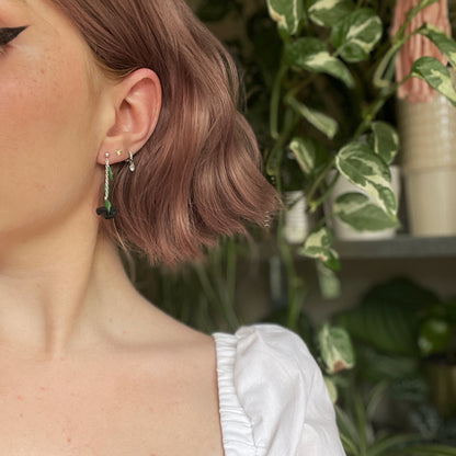 Kiss From a Rose Drop Earrings