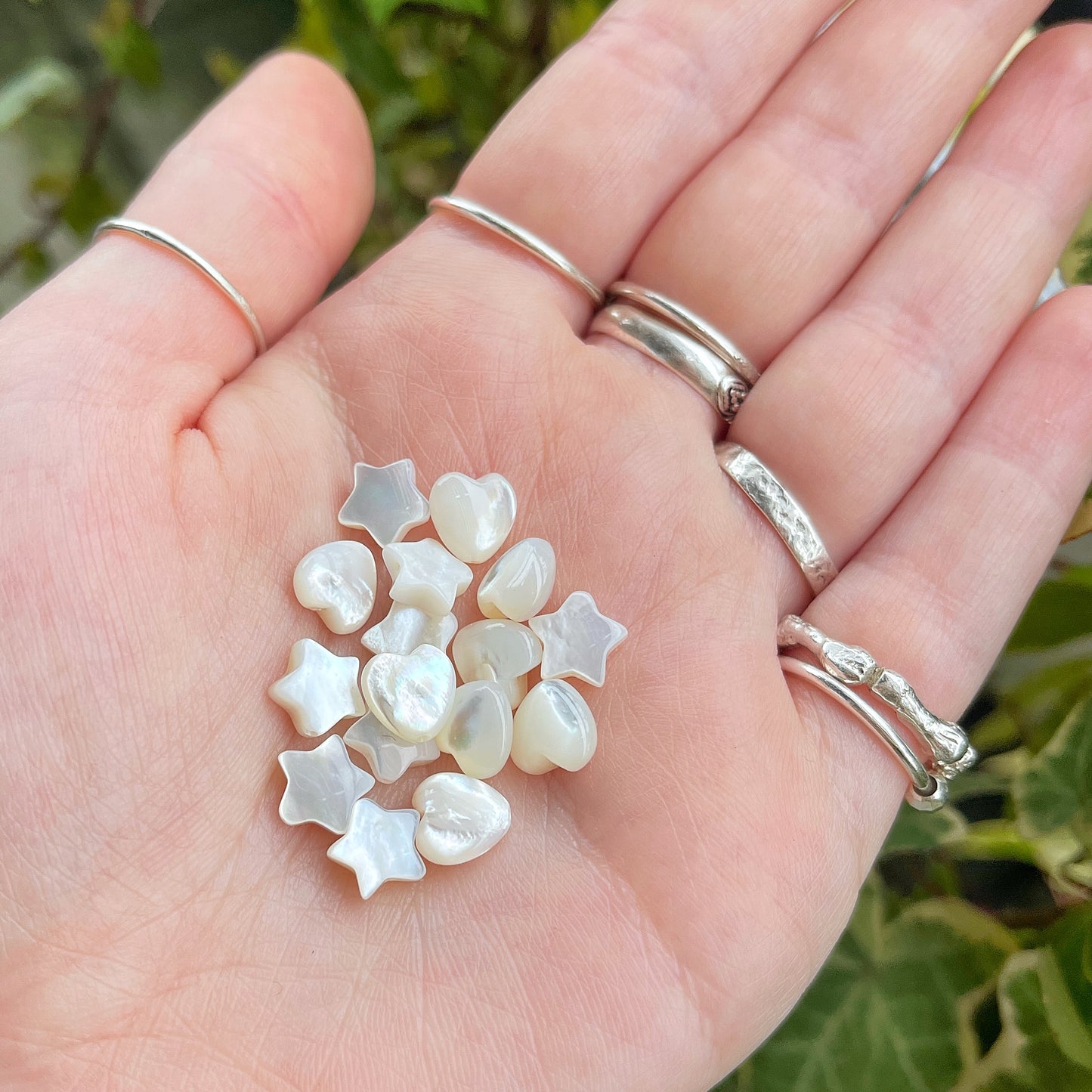 Mother of Pearl Threader Earrings