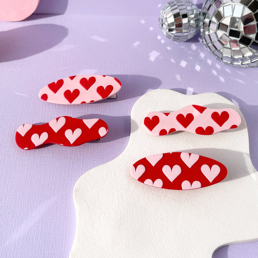 Heart Baker Hair Clips