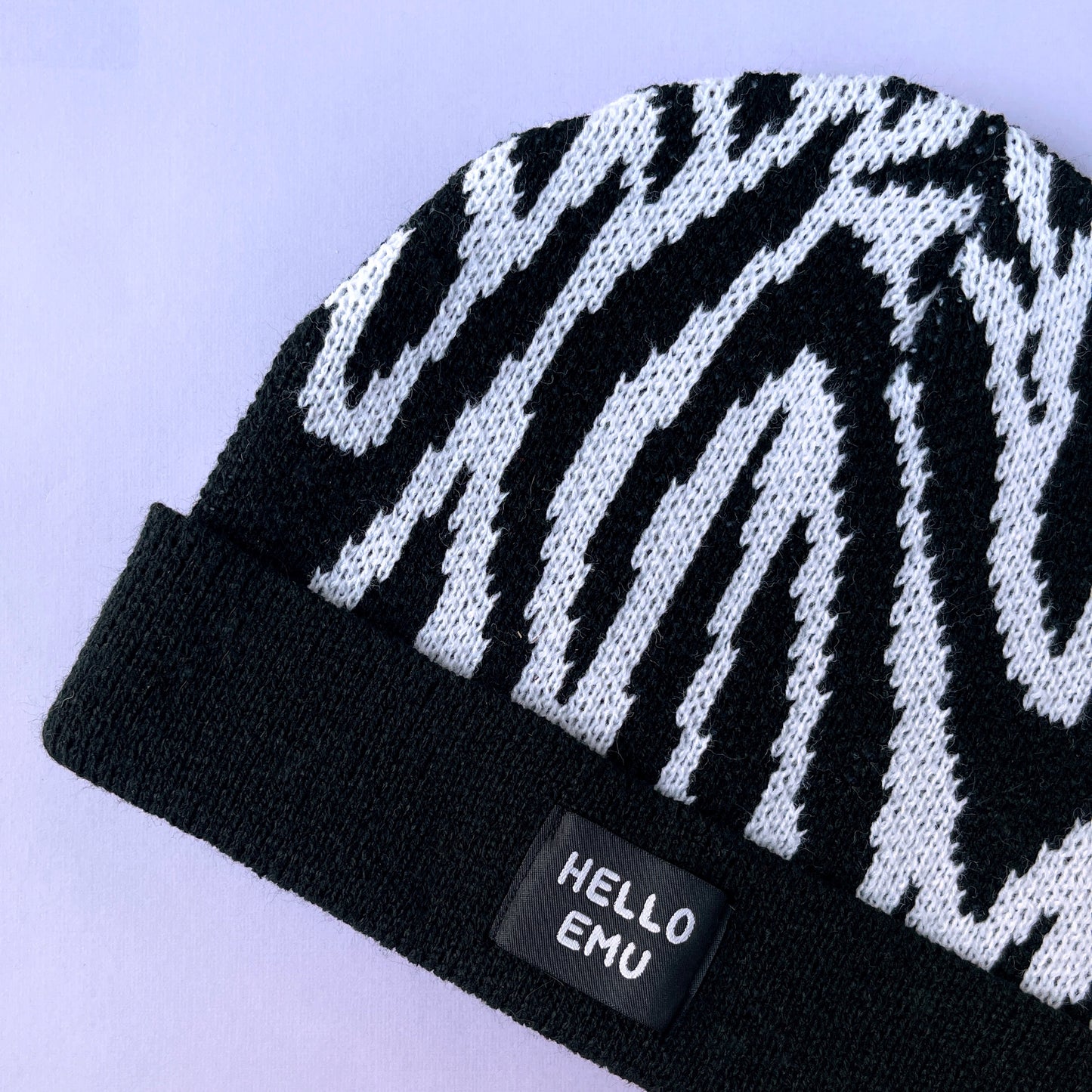 Zebra Print Beanie