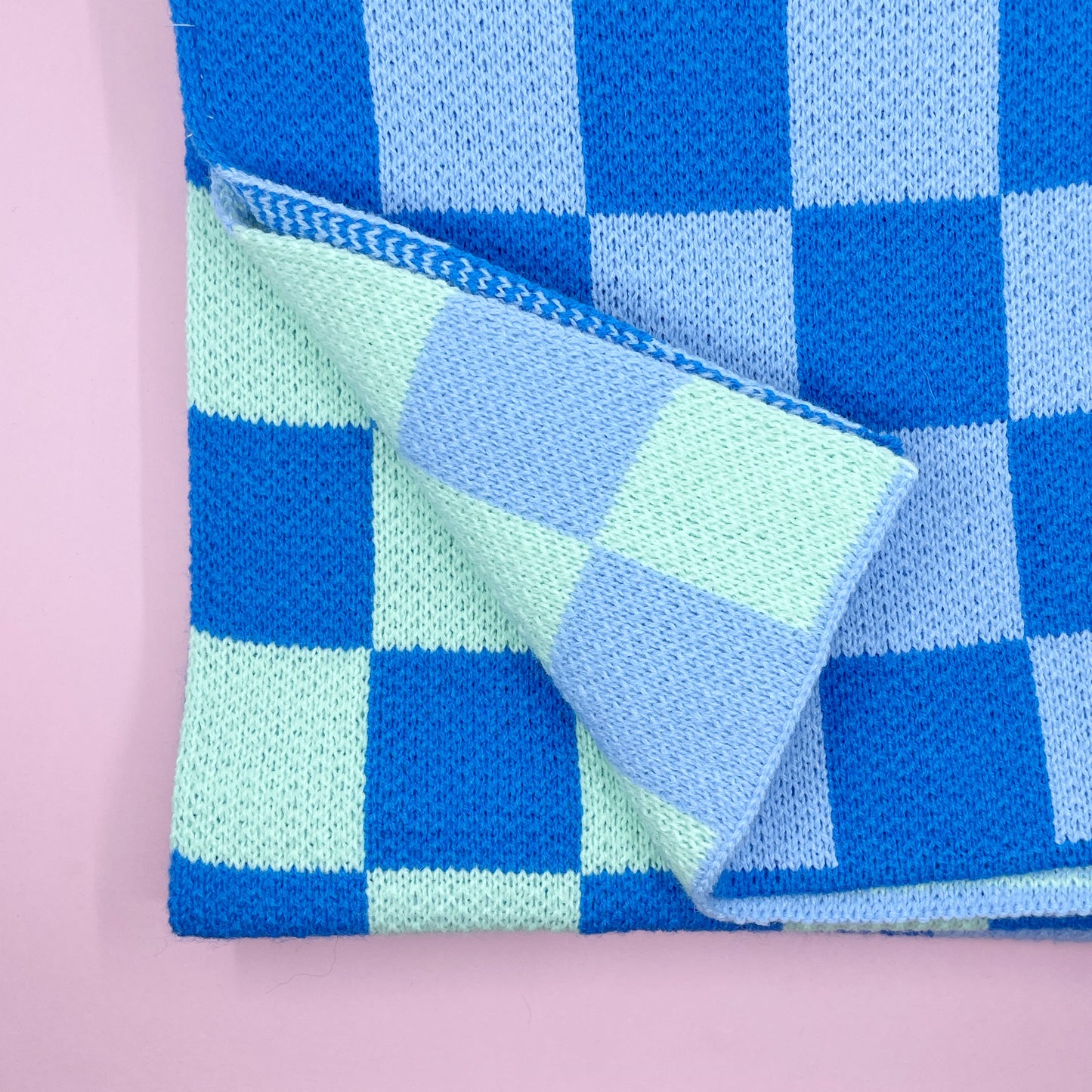 Three Tone Check Scarf
