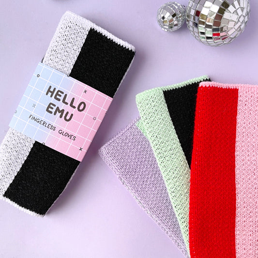 Half and Half Fingerless Gloves