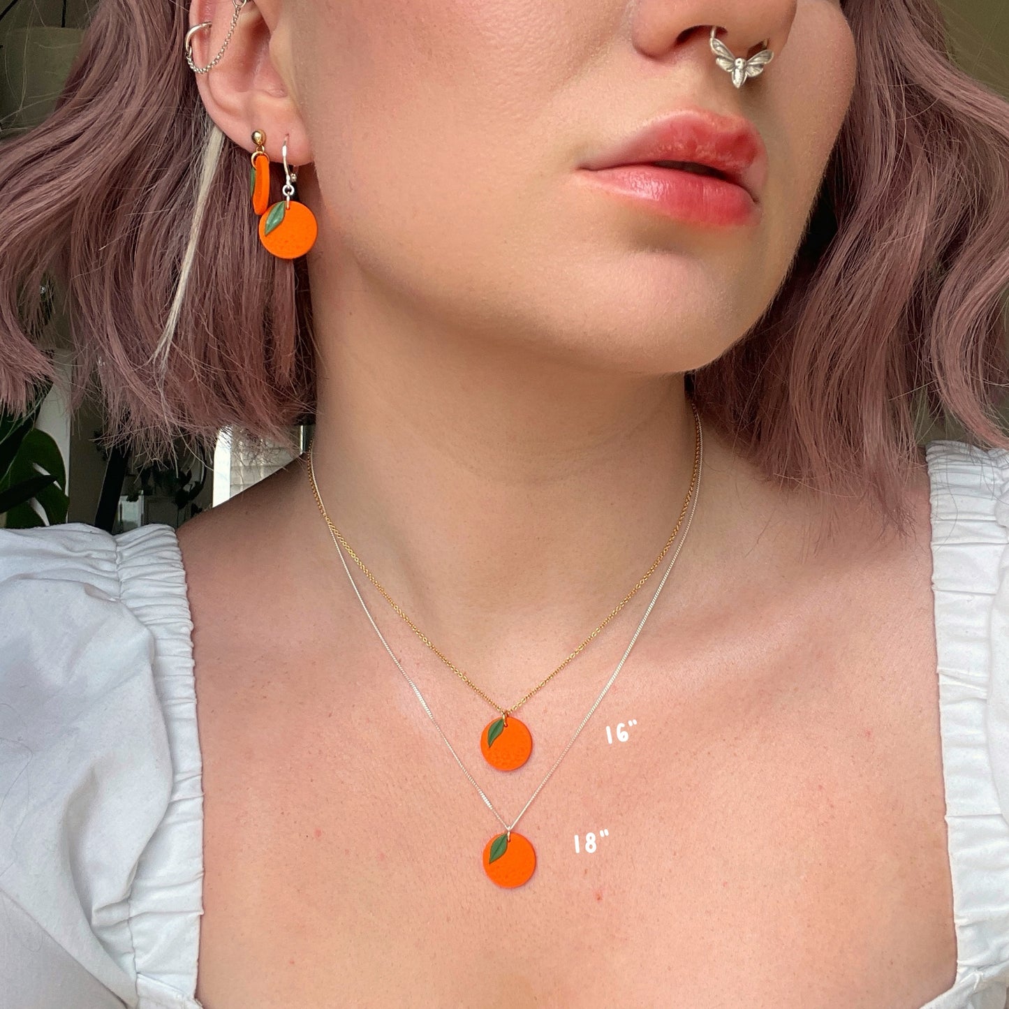 Orange Peel Necklace