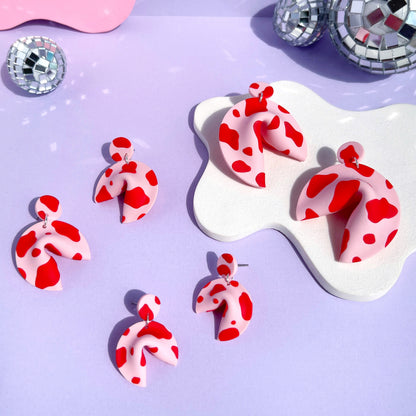 Deja Moo Fortune Cookie Earrings