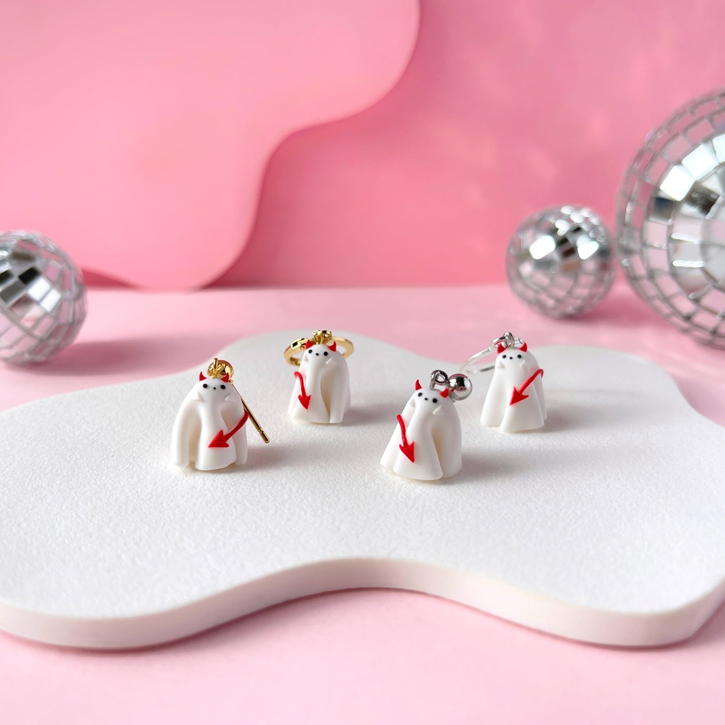 Mini Ghostie Earrings