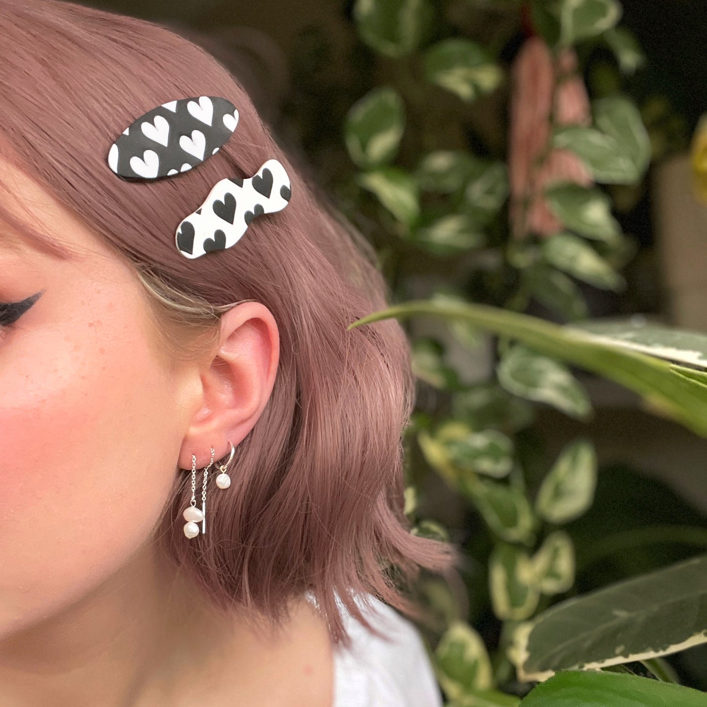 Heart Baker Hair Clips
