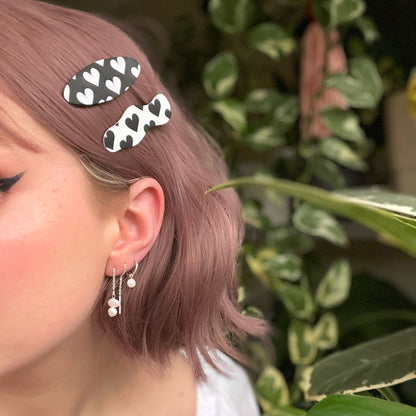 Heart Baker Hair Clips