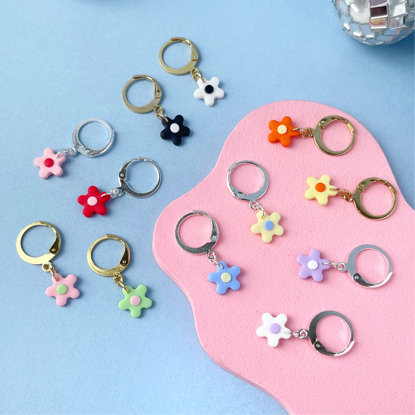 Blooming Gorgeous Flower Hoops