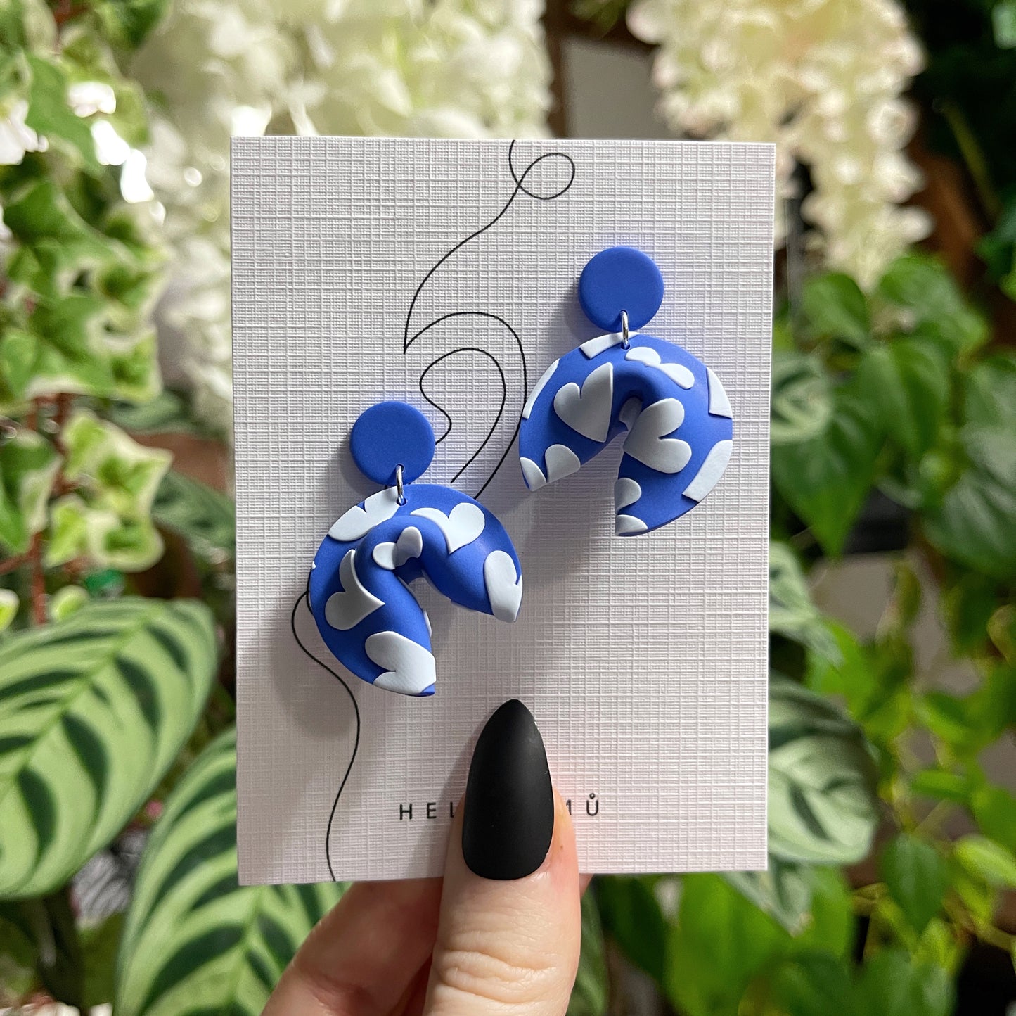 Heart Baker Fortune Cookie Earrings
