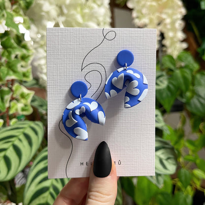 Heart Baker Fortune Cookie Earrings