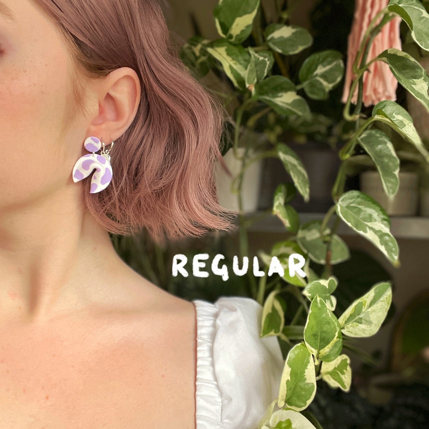 Deja Moo Fortune Cookie Earrings