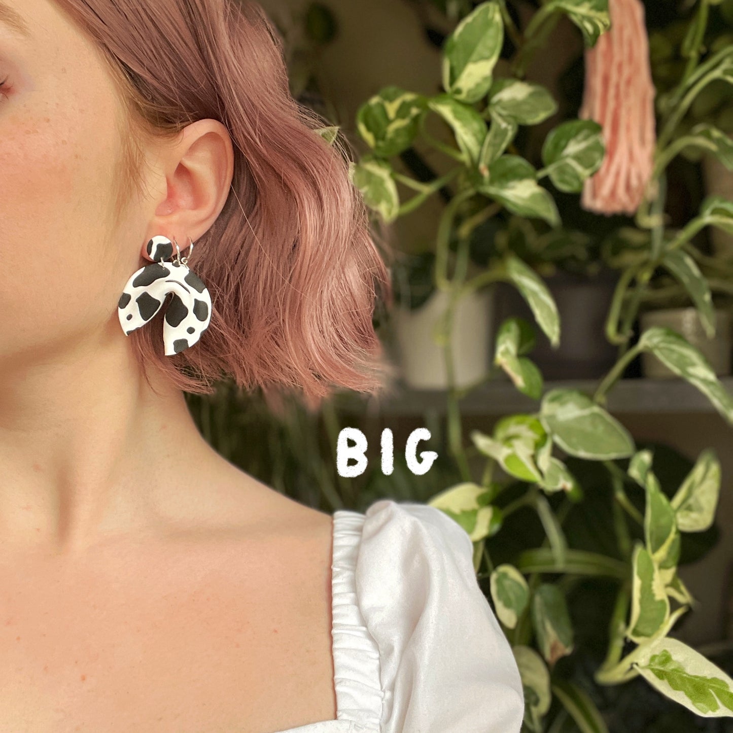 Deja Moo Fortune Cookie Earrings
