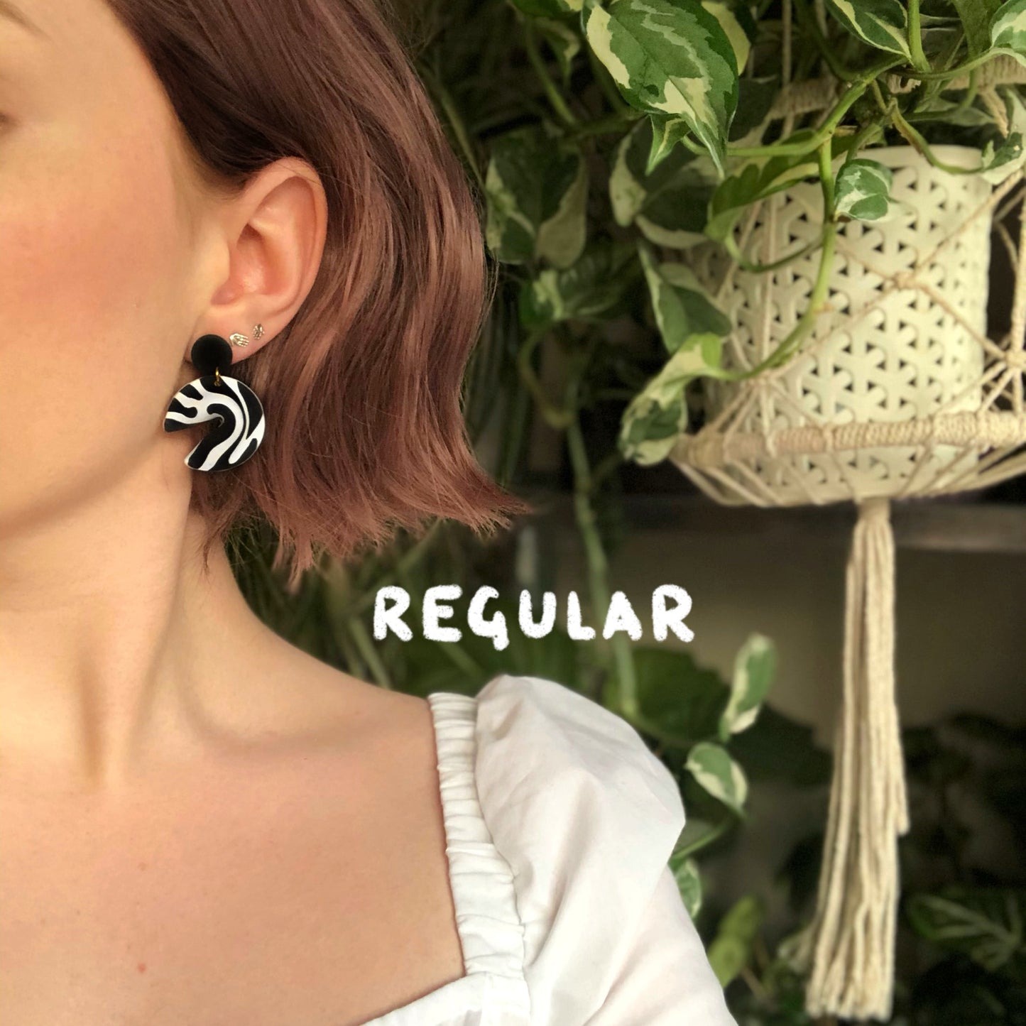 Fancy Pants Fortune Cookie Earrings