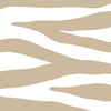 Beige and White Zebra