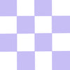 Lilac and White Check