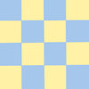 Light Blue and Yellow Check