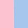 Pink and Light Blue