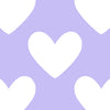 Lilac with White Hearts