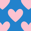 Azure with Pink Hearts