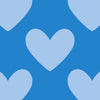 Azure with Light Blue Hearts