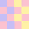 Lilac, Pink and Yellow Check